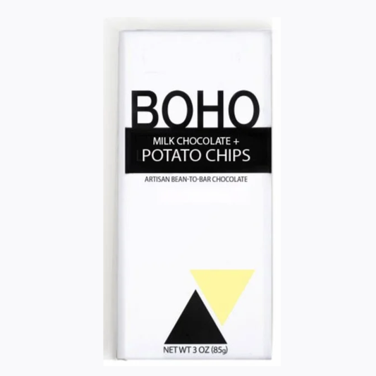 Milk Chocolate + Potato Chips Bar by BOHO Chocolate