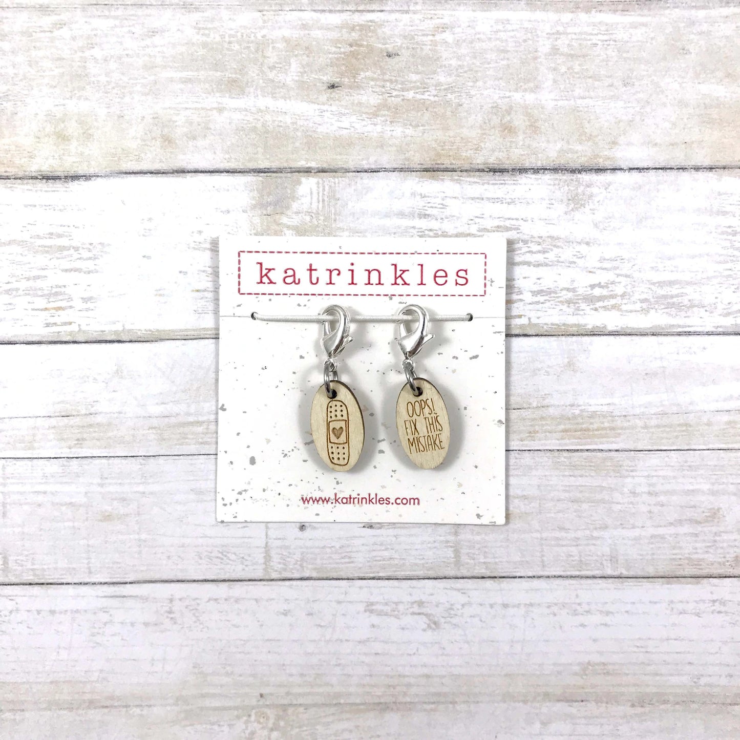 Mistake Stitch Markers by Katrinkles