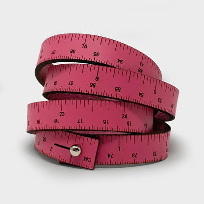 Leather Wrist Rulers by Crossover Industries - Maine Yarn & Fiber Supply