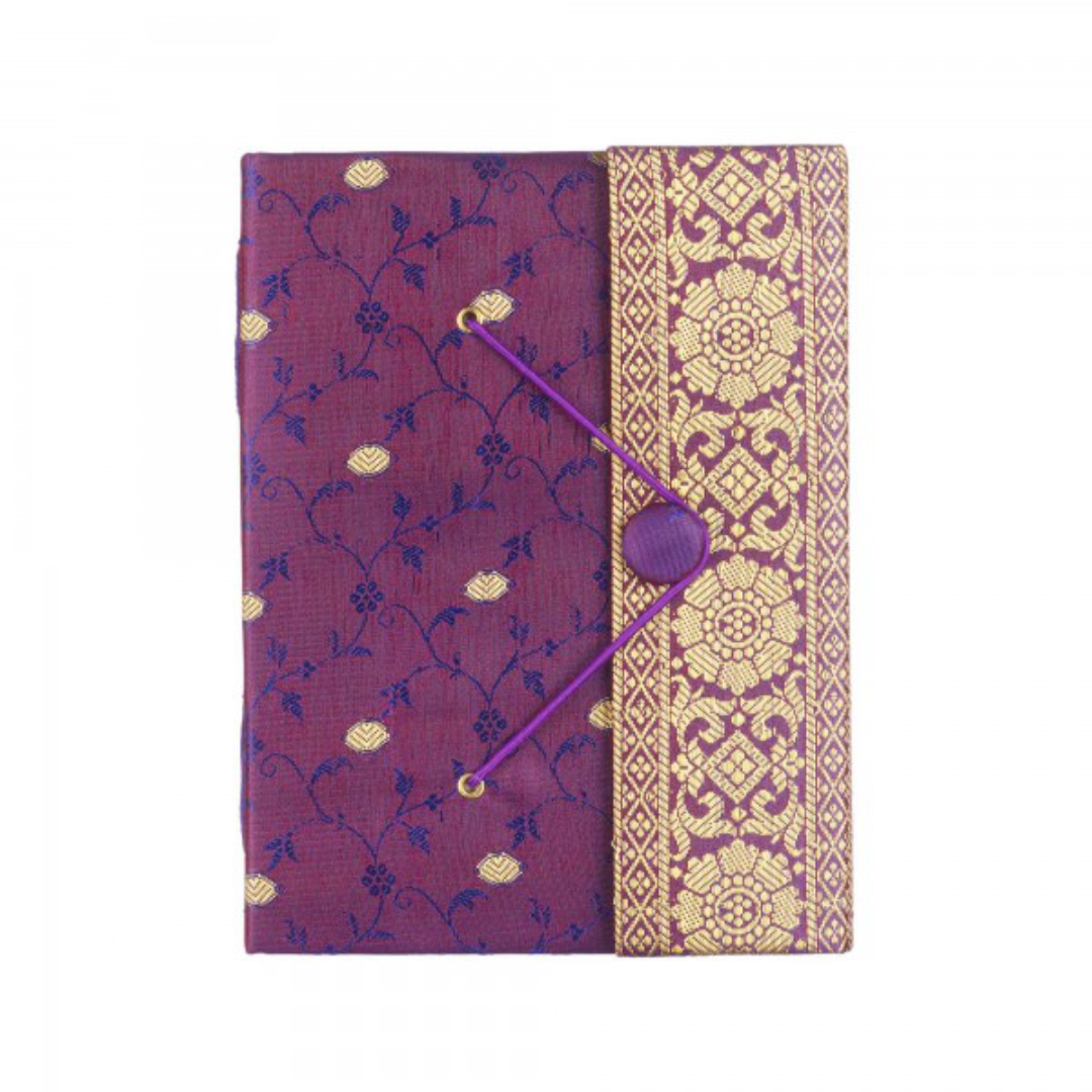 Large Handmade Sari Journal in 6 colors from Paper High