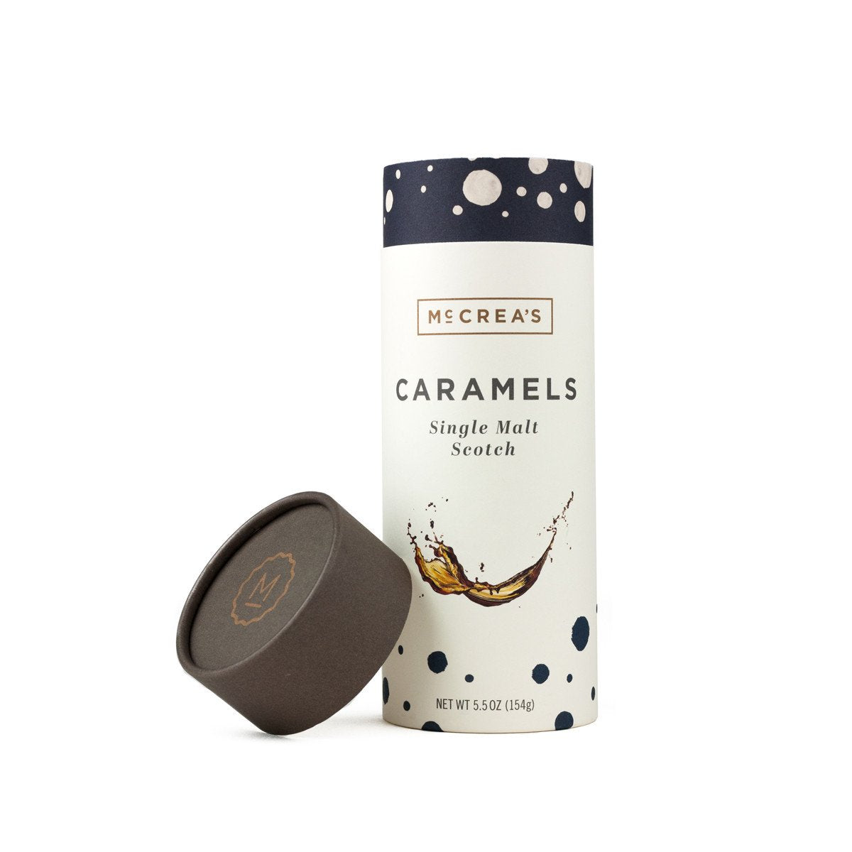 Single Malt Scotch Tube By McCrea's Fine Caramels - Maine Yarn & Fiber Supply