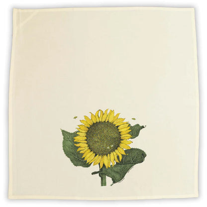Sunflower - Flour Sack Tea Towel by Liberty Graphics